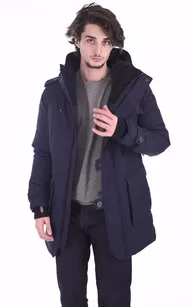 Parka Shelby navy Nobis - La Canadienne - Parkas Textile Navy