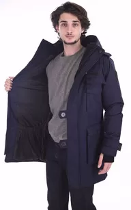 Parka Shelby navy Nobis - La Canadienne - Parkas Textile Navy