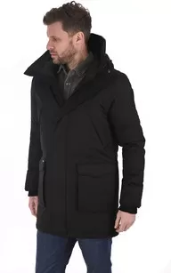 Parka Travis noire Nobis - La Canadienne - Parkas Textile Noir