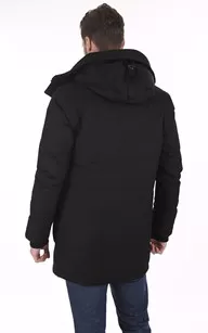 Parka Travis noire Nobis - La Canadienne - Parkas Textile Noir