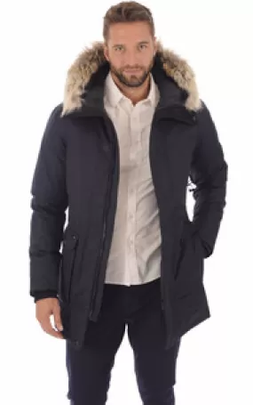 Parka Yves navy Nobis - La Canadienne - Parkas Textile Navy