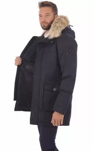 Parka Yves navy Nobis - La Canadienne - Parkas Textile Navy