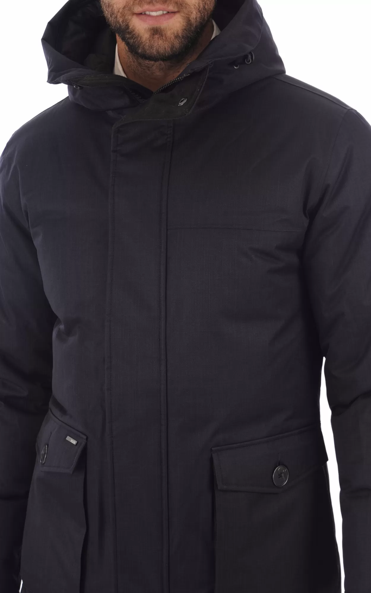 Parka Yves navy Nobis - La Canadienne - Parkas Textile Navy