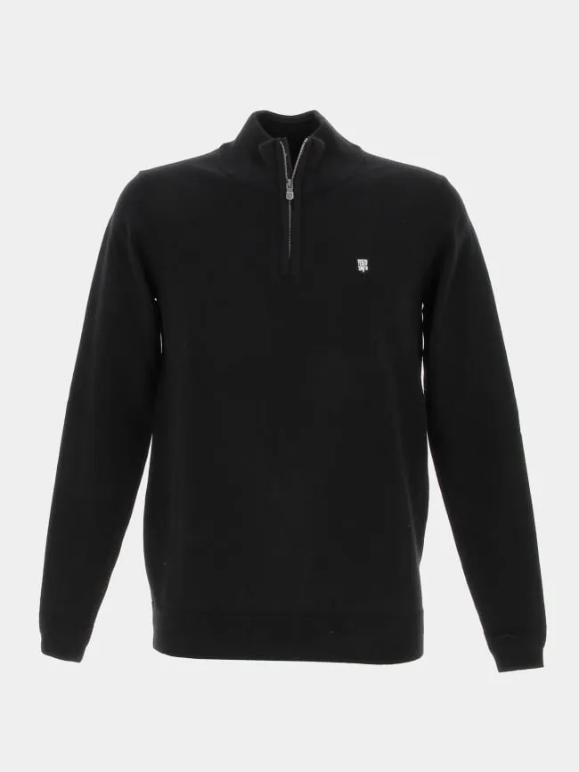 Pull col zippé marty 2 noir homme - Teddy Smith | wimod