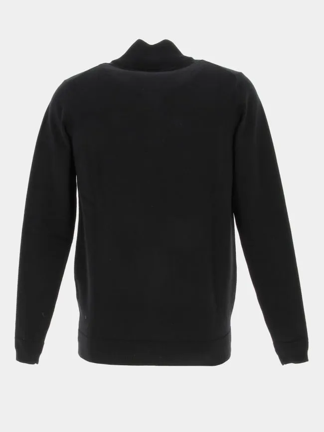 Pull col zippé marty 2 noir homme - Teddy Smith | wimod