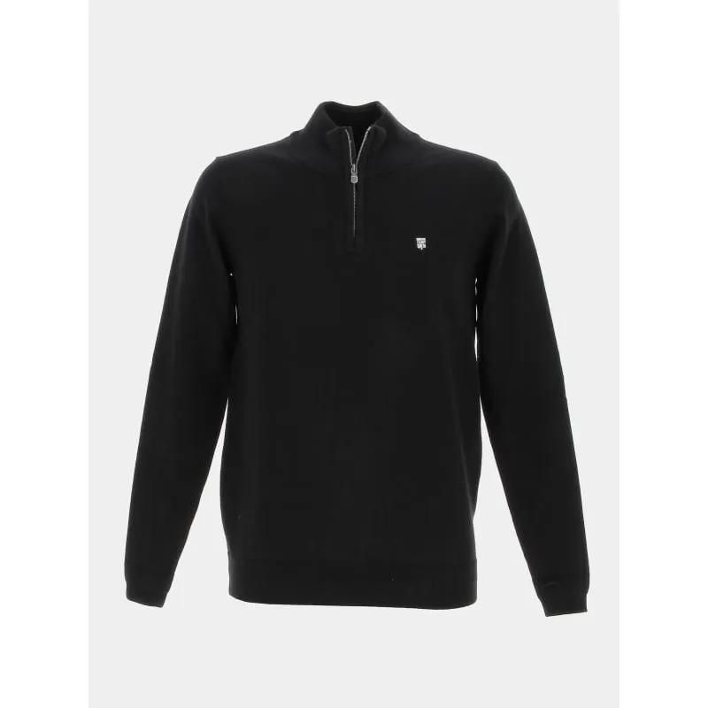 Pull col zippé marty 2 noir homme - Teddy Smith | wimod