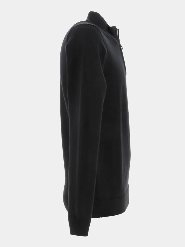 Pull col zippé marty 2 noir homme - Teddy Smith | wimod