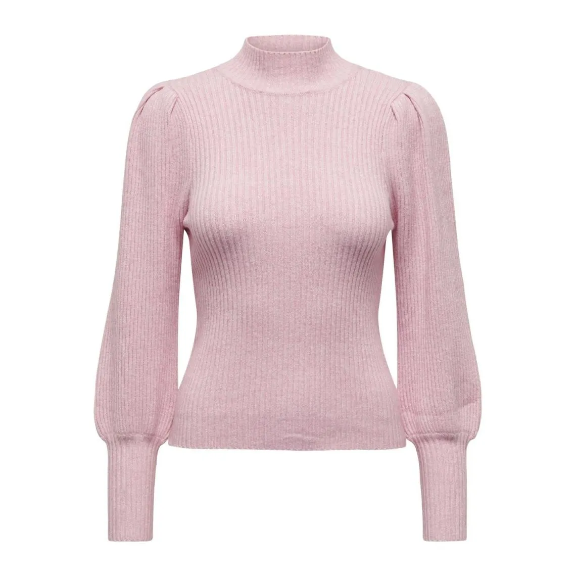 Pull en maille col haut col haut rose Lila | 3 Suisses