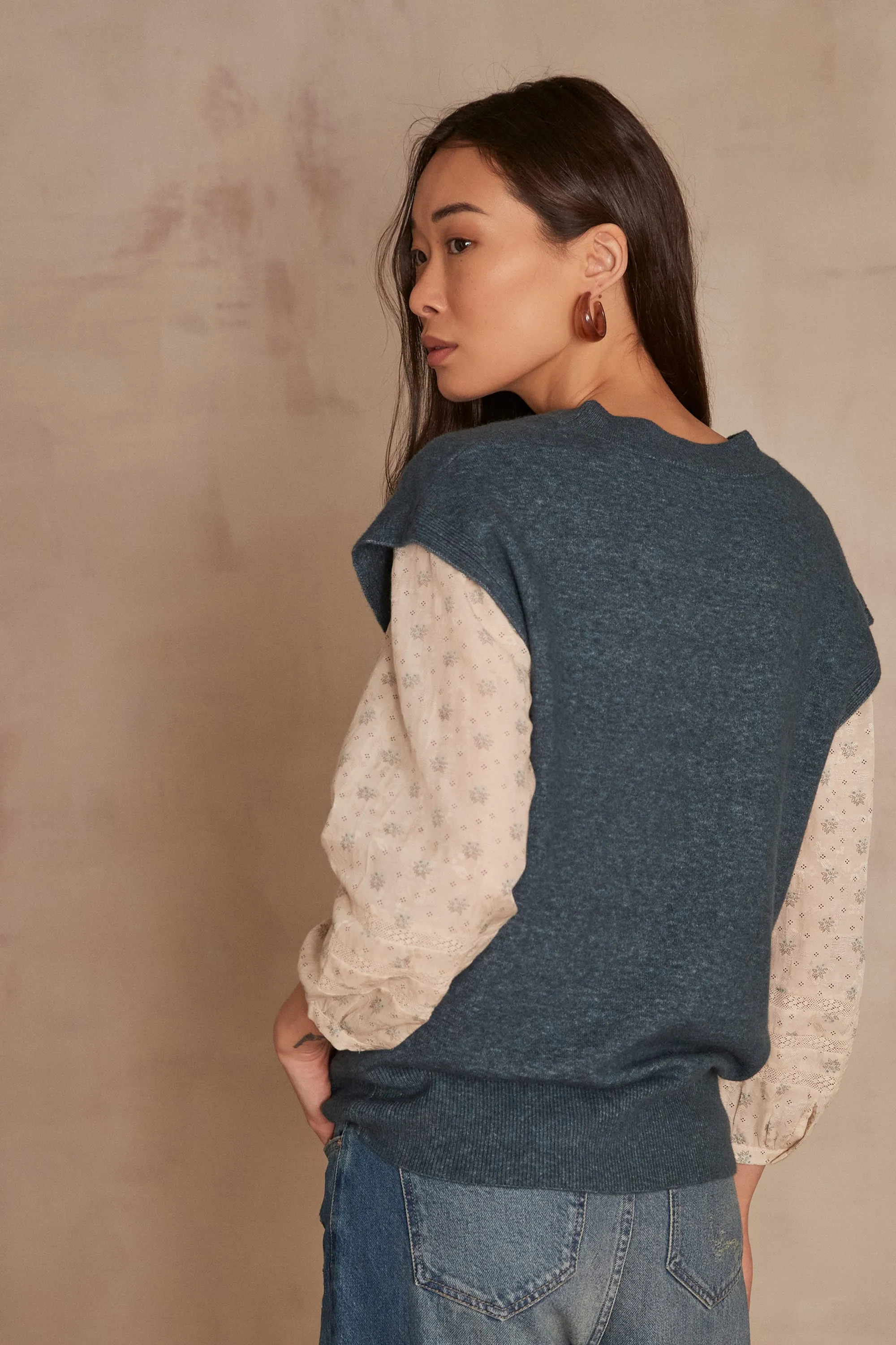 Pull sans manches LAEL POLYAMIDE | Maison 123