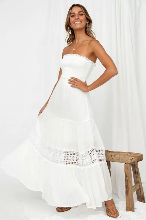 Robe Blanche De Mariage Bohème De Plage