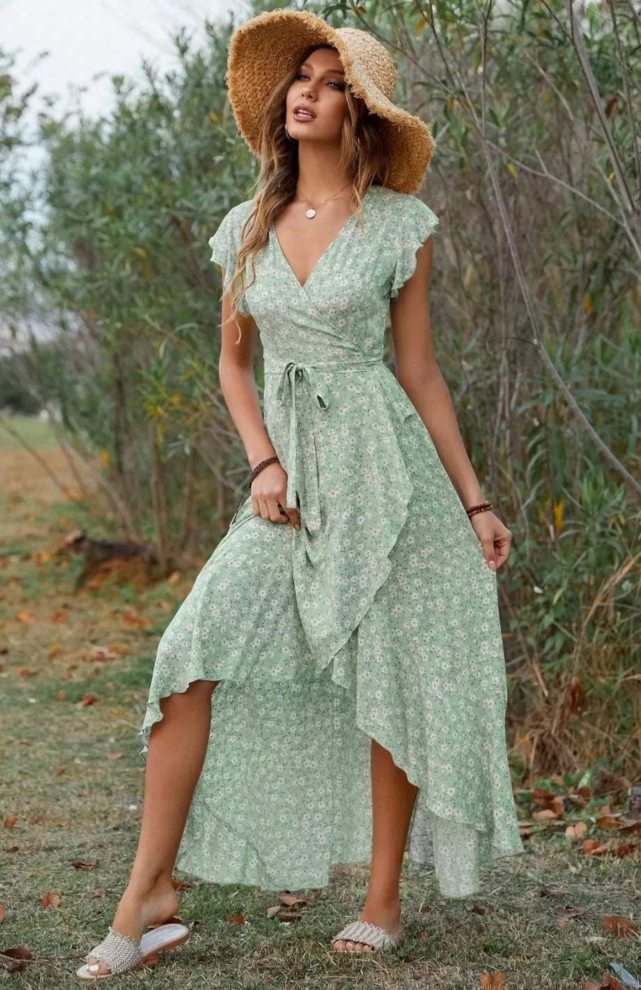 Robe Bohème Champêtre Chic