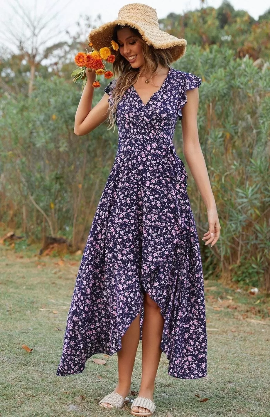 Robe Bohème Champêtre Chic