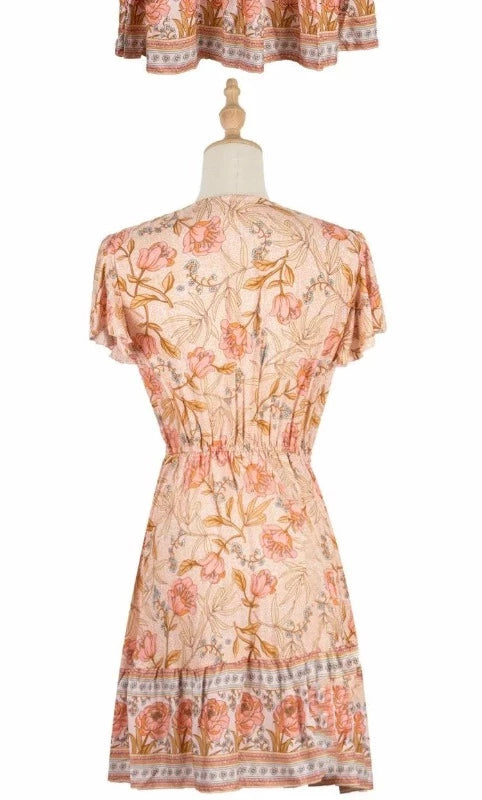 Robe Bohème Fleur du Printemps