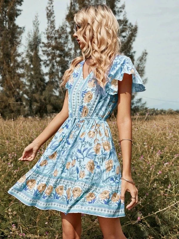 Robe Bohème Fleur du Printemps