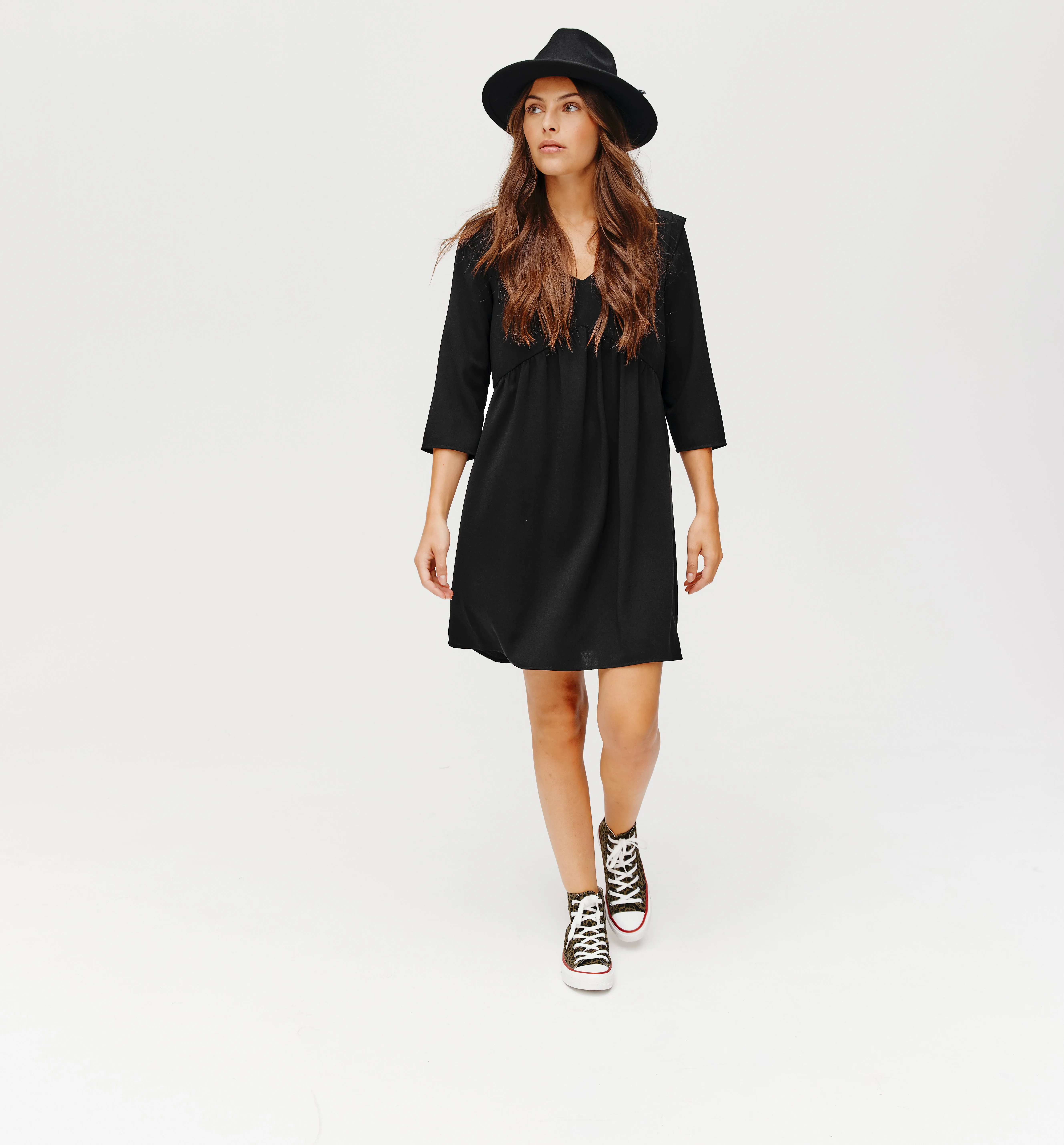 Robe courte Femme - Noir