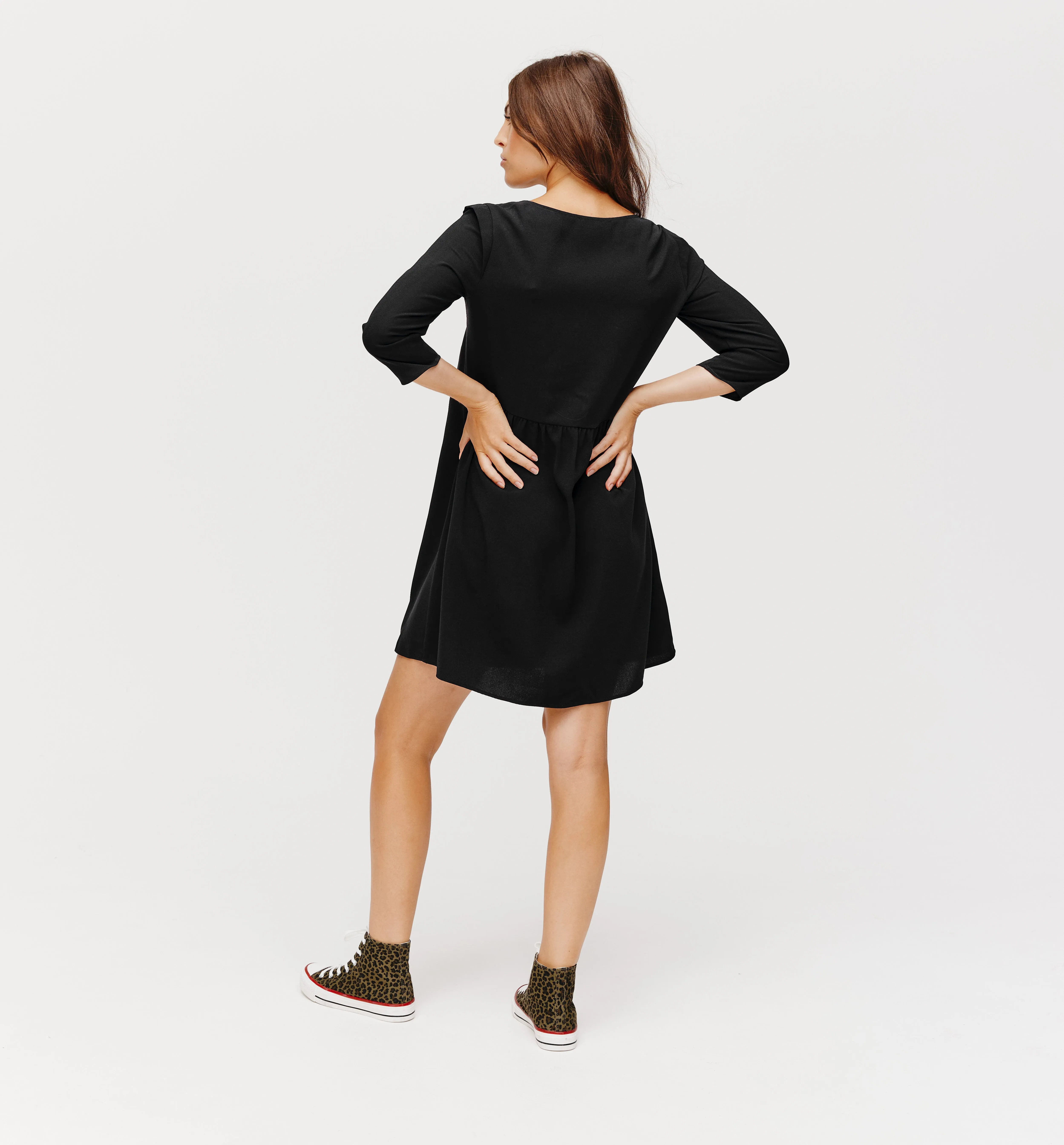 Robe courte Femme - Noir