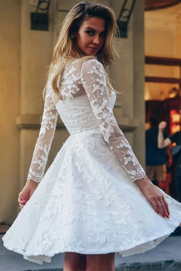 Robe de Mariée Courte Style Bohème - Victoire