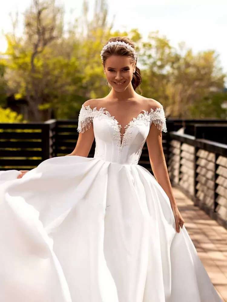 Robe de Mariée Princesse Champêtre