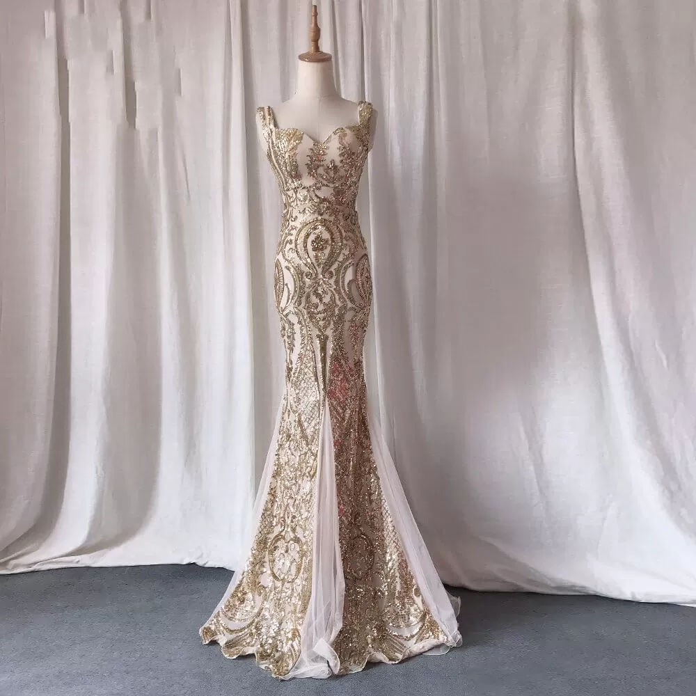 Robe de Mariée Princesse Dorée