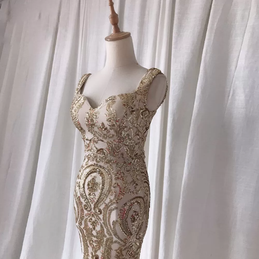 Robe de Mariée Princesse Dorée