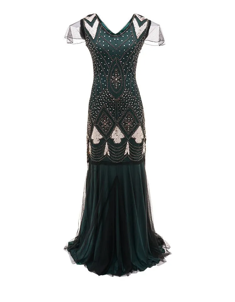 Robe Gatsby  Charleston Verte