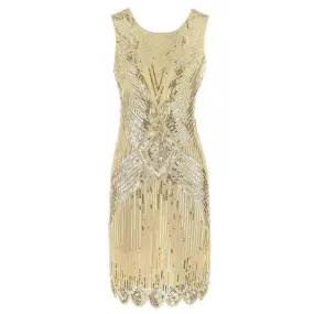 Robe Gatsby Courte  Or