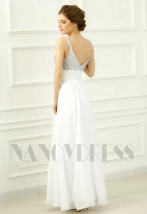 Robes de soirée longue blanche | Nancydress