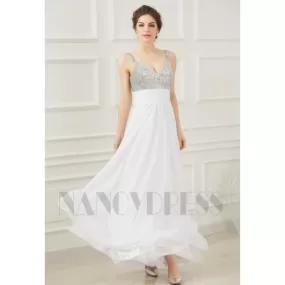 Robes de soirée longue blanche | Nancydress