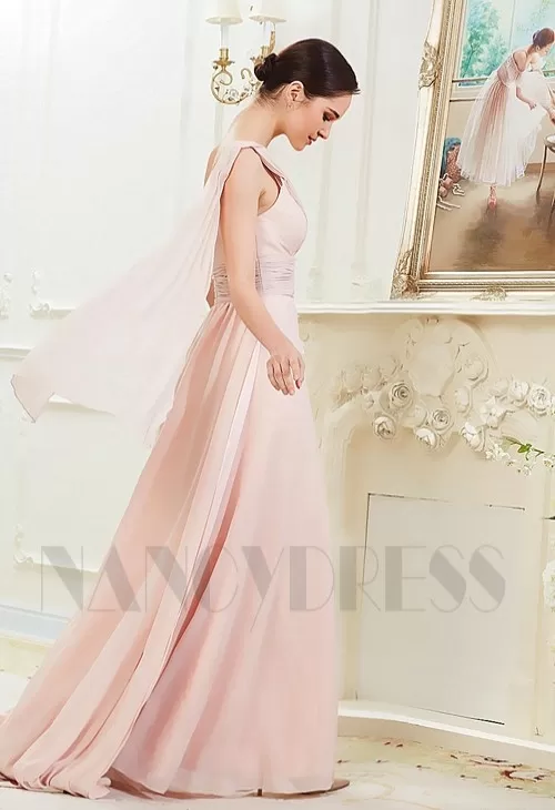 robes de soirée rose long | Nancydress