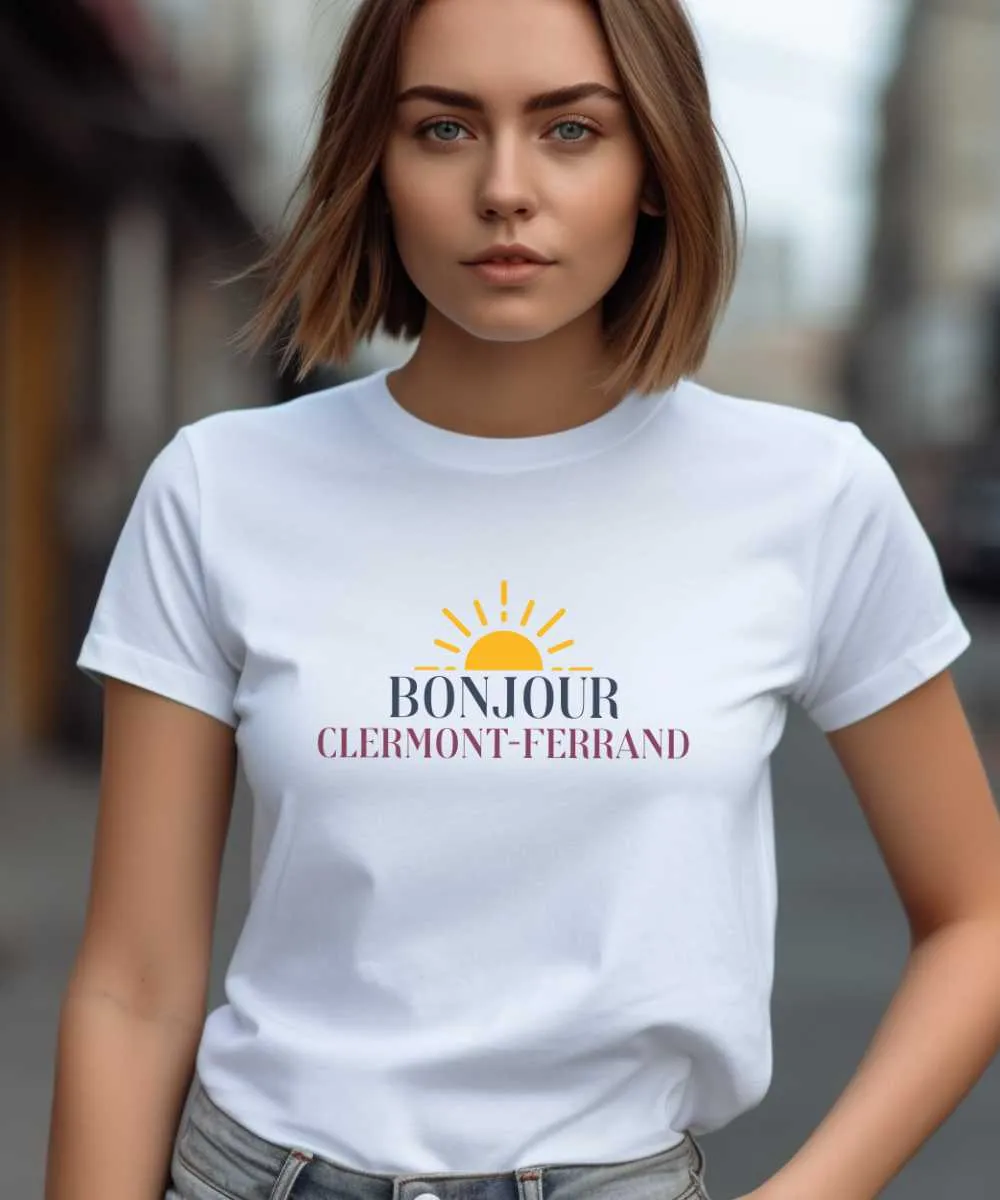 T-Shirt Bonjour Clermont-Ferrand