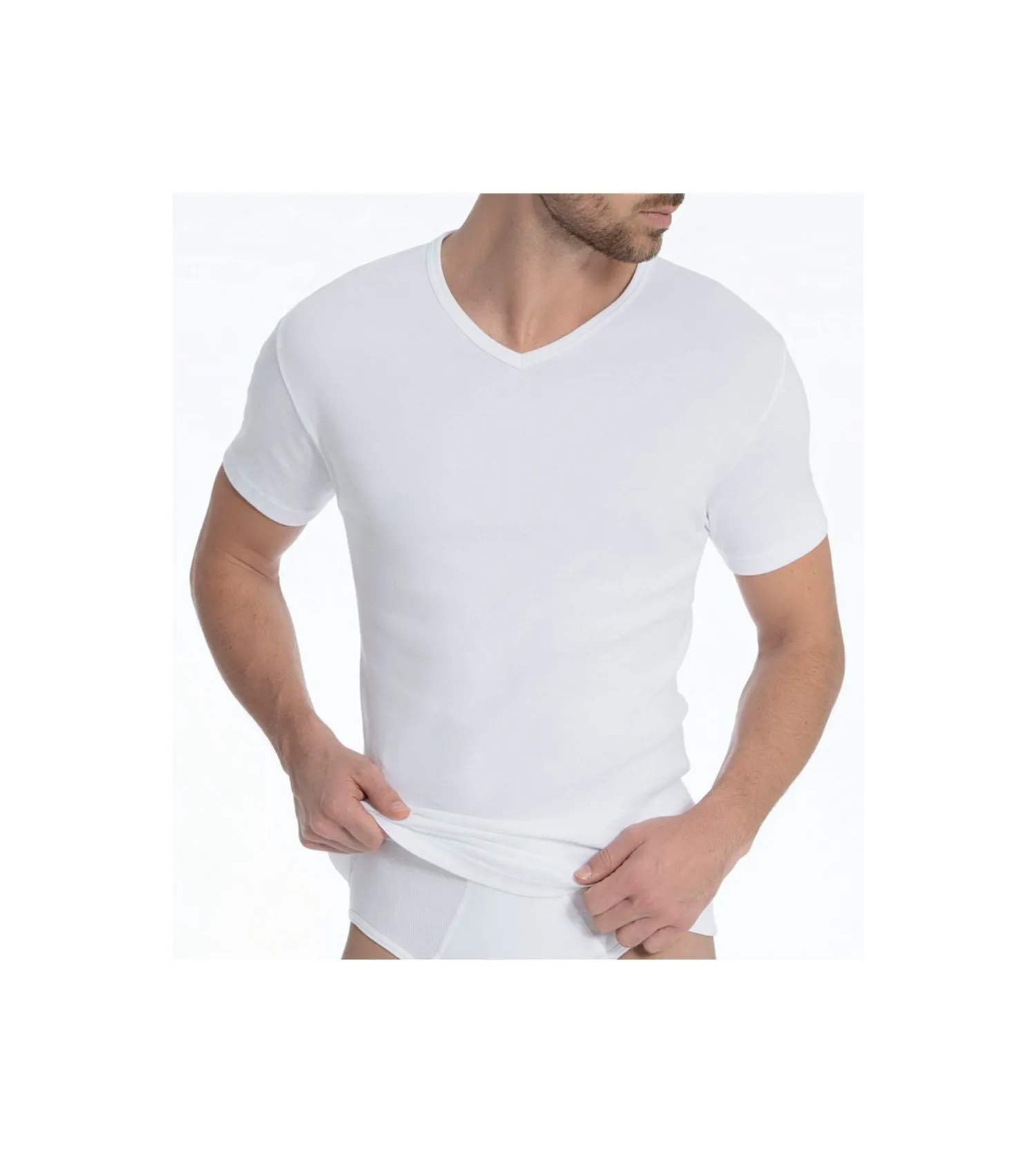 T-shirt Calida pour homme BLANC 001 - Calida | Lingerie Sipp