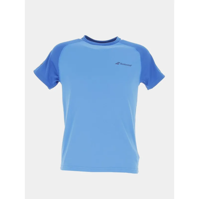 T-shirt de tennis play crew neck rouge enfant - Babolat | wimod