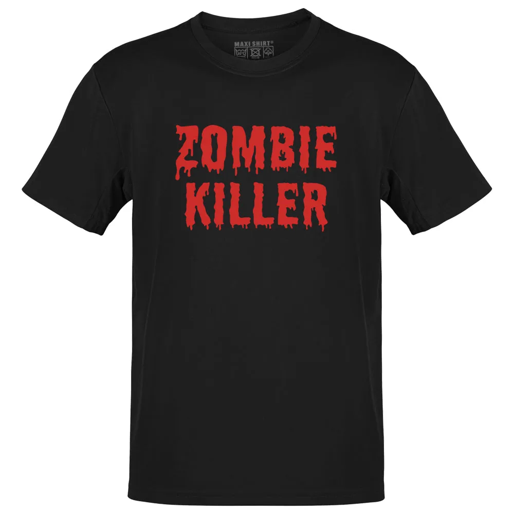 T-Shirt noir 100% coton | Zombie Killer | idée cadeau Halloween