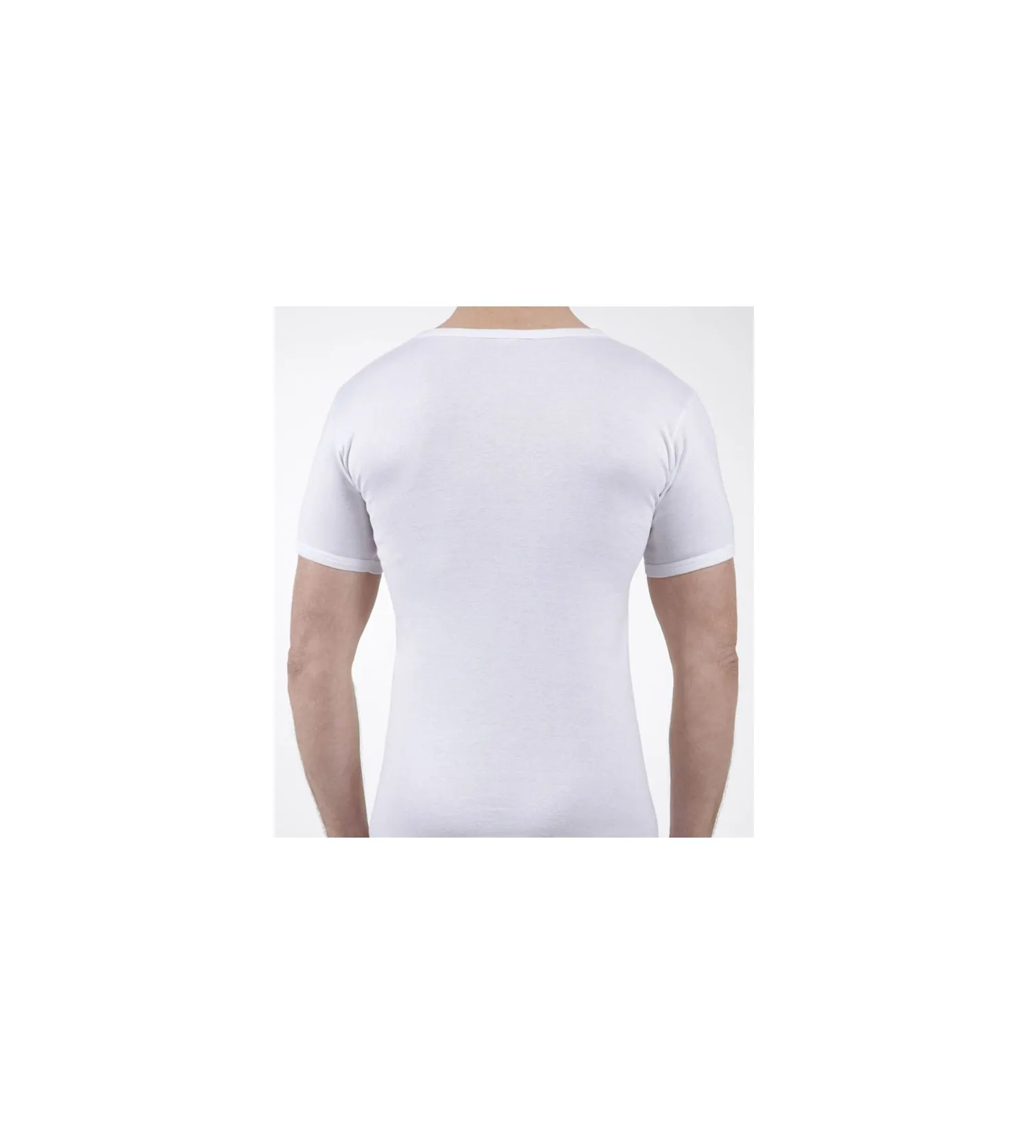 T-shirt pour homme en coton blanc Jet Tricotage toulousain | Lingerie Sipp