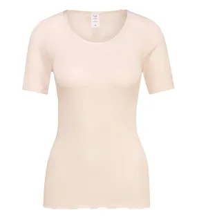 T-shirt True Confidence pour femme 090 Light Ivory CALIDA | Lingerie Sipp