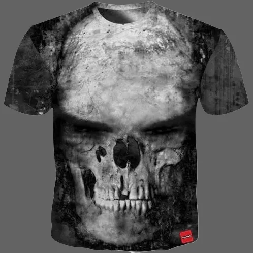 T-shirt tête de mort cadavre