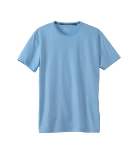 T-shirt uni en coton Remix Basic Placid Blue CALIDA | Lingerie Sipp