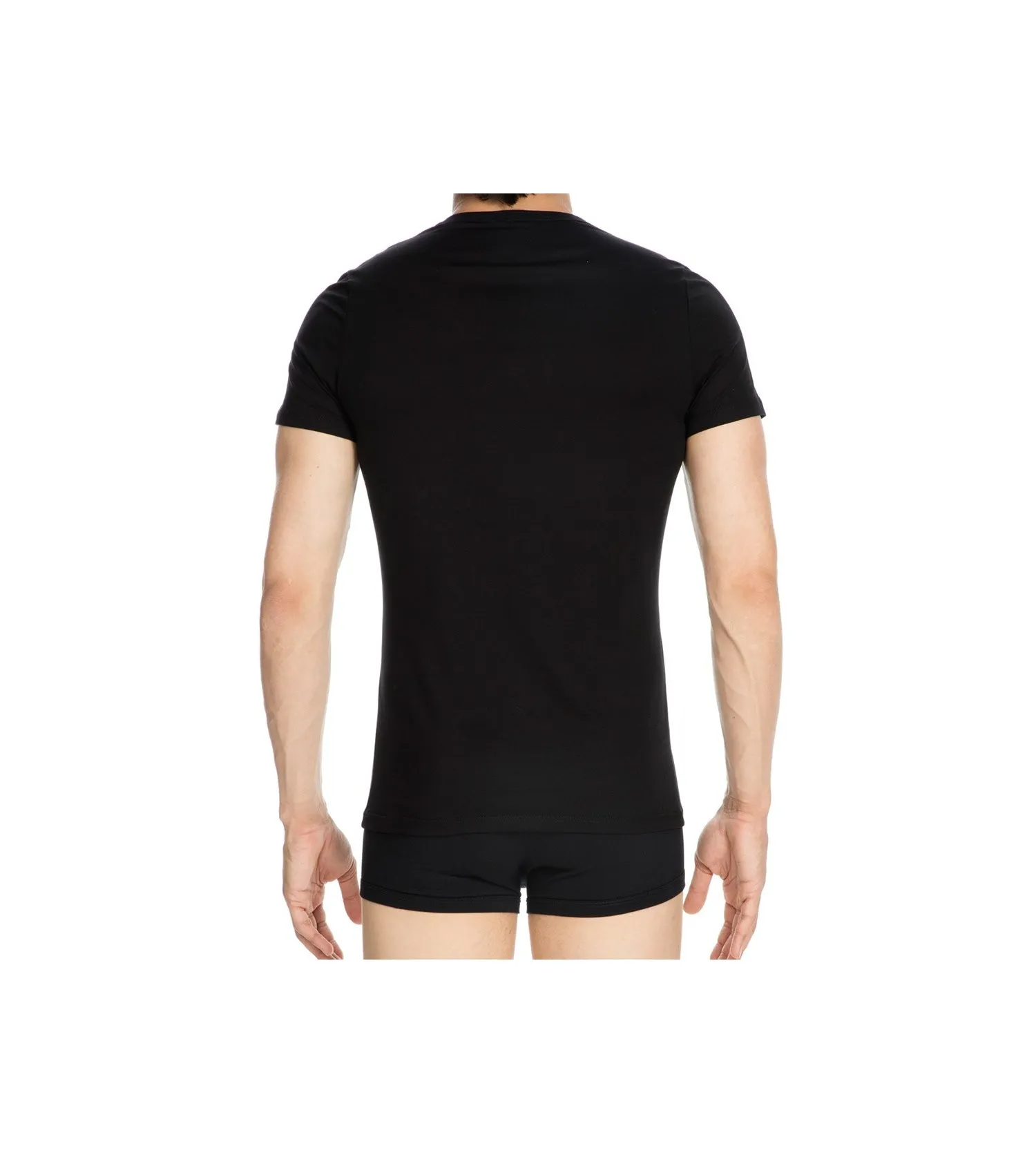 T-shirt à manches courtes HOM Classic noir | Lingerie Sipp