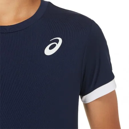 Tee-Shirt Enfant Asics Tennis Bleu Marine