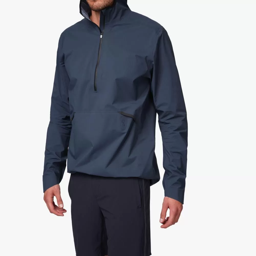 Textile running On Homme | Veste 1/2 zip On Waterproof Anorak Navy pour homme | 124.00079