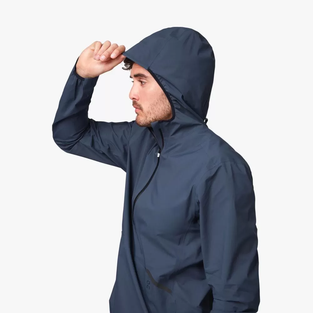 Textile running On Homme | Veste 1/2 zip On Waterproof Anorak Navy pour homme | 124.00079