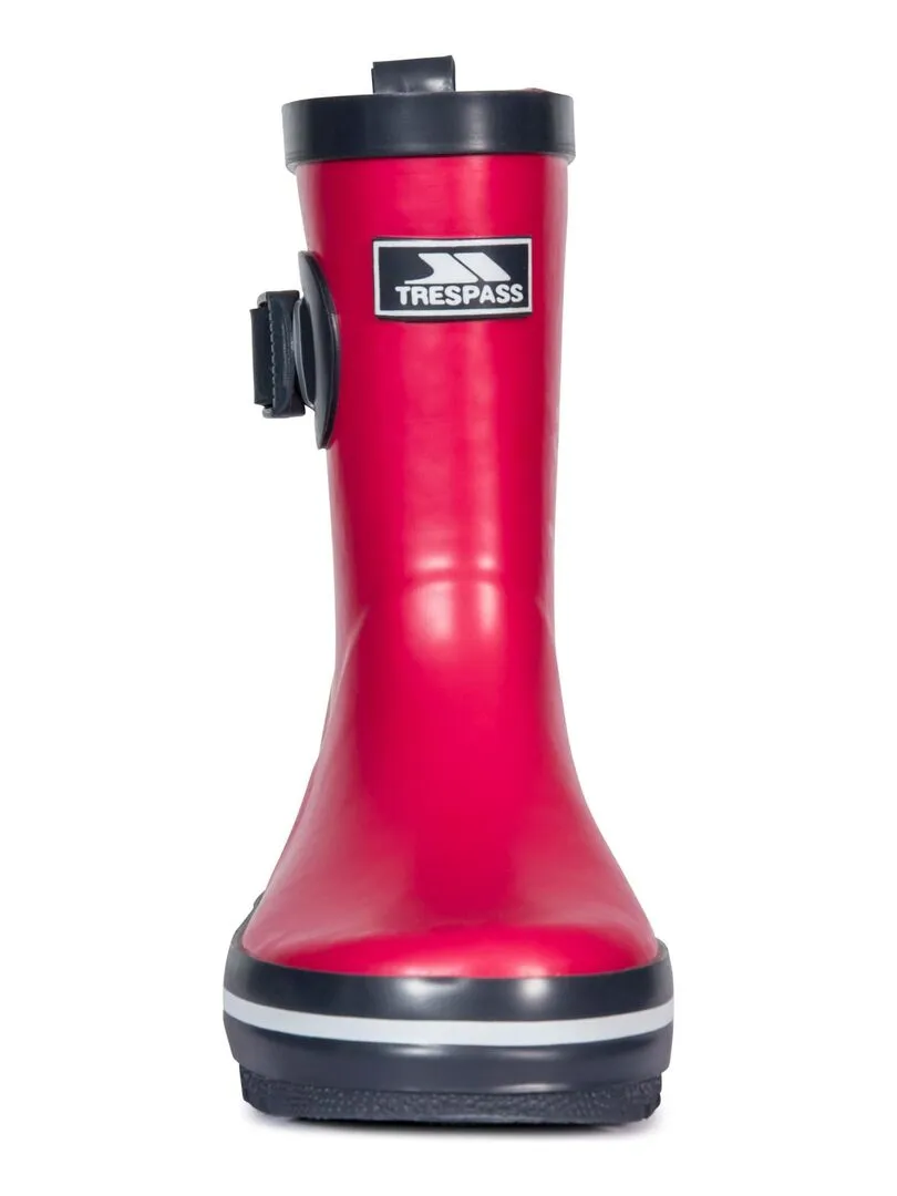 Trespass - Bottes de pluie TRUMPET - Rose foncé