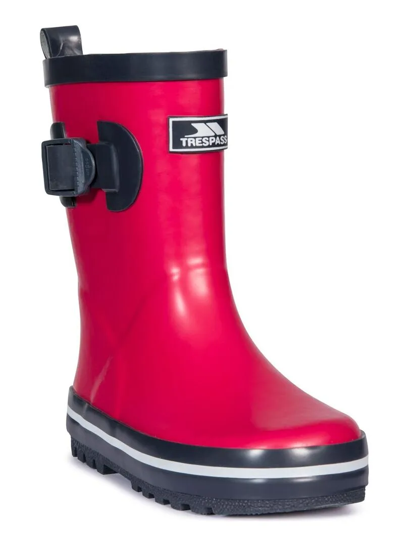 Trespass - Bottes de pluie TRUMPET - Rose foncé