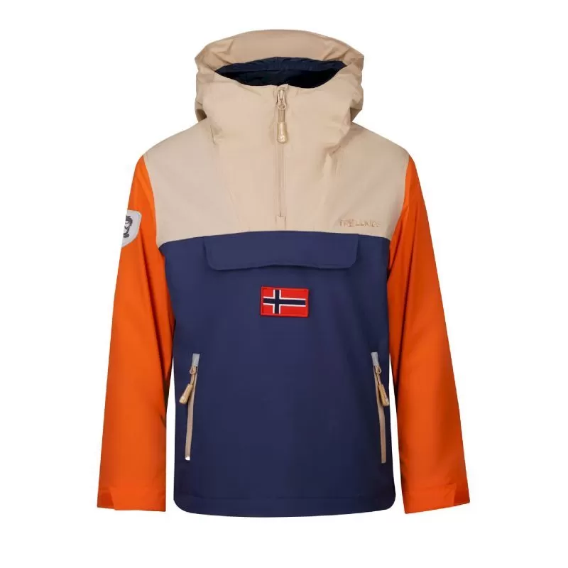 Trollkids Bergen Anorak - Veste imperméable enfant | Hardloop