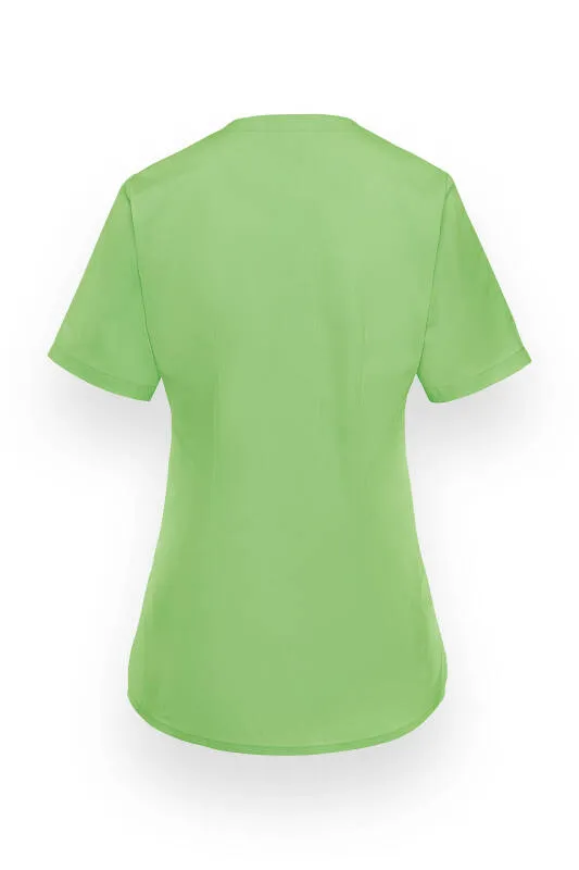 Tunique Stretch Femme - Col V vert pomme