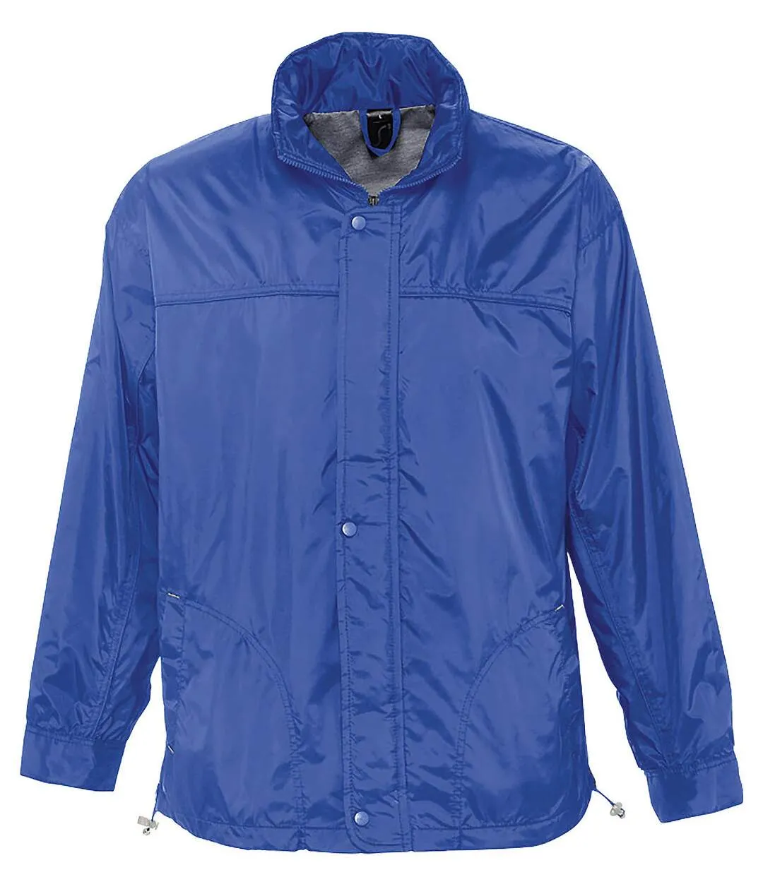 Veste coupe-vent imperméable doublé jersey - 46000 - bleu roi - mixte homme femme