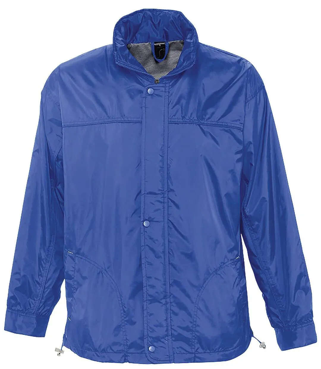 Veste coupe-vent imperméable doublé jersey - 46000 - bleu roi - mixte homme femme