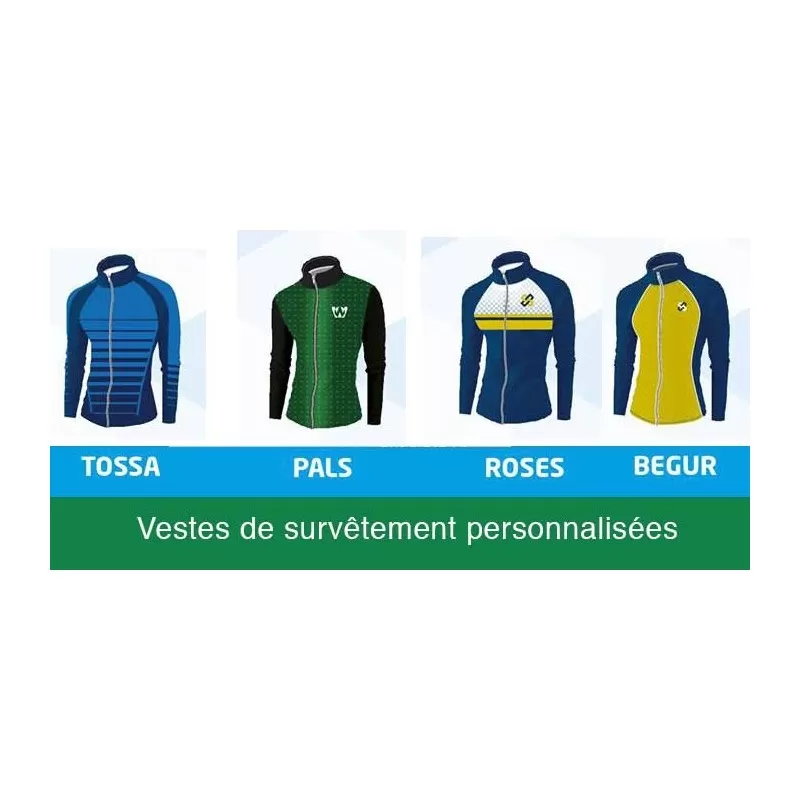 Veste de survêtement sublimé personnalisable / Direct Usine