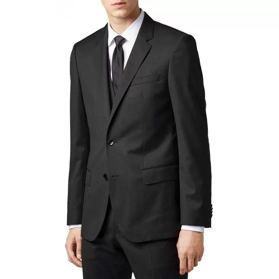 Veste Grise Slim Fit | Boss Black | Blazer Homme en laine vierge