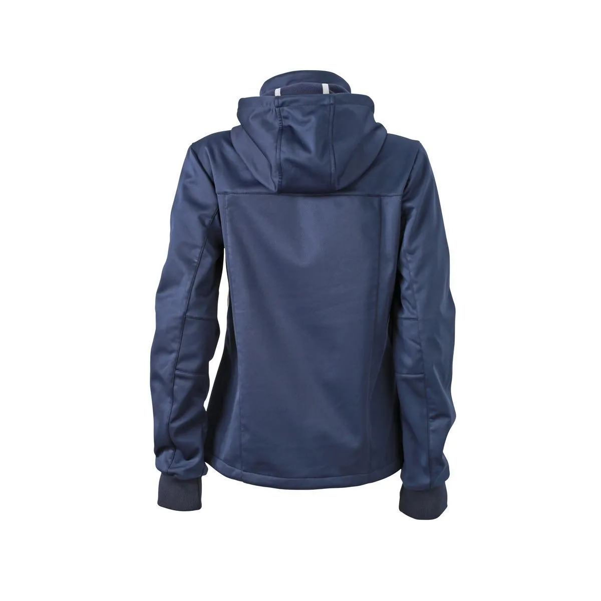 Veste softshell à capuche-  femme JN1077 - bleu marine - coupe-vent et imperméable 